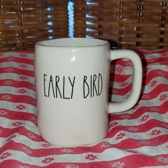 Rae Dunn by Magenta EARLY BIRD Mug Cup NWT - Picture 1 of 4